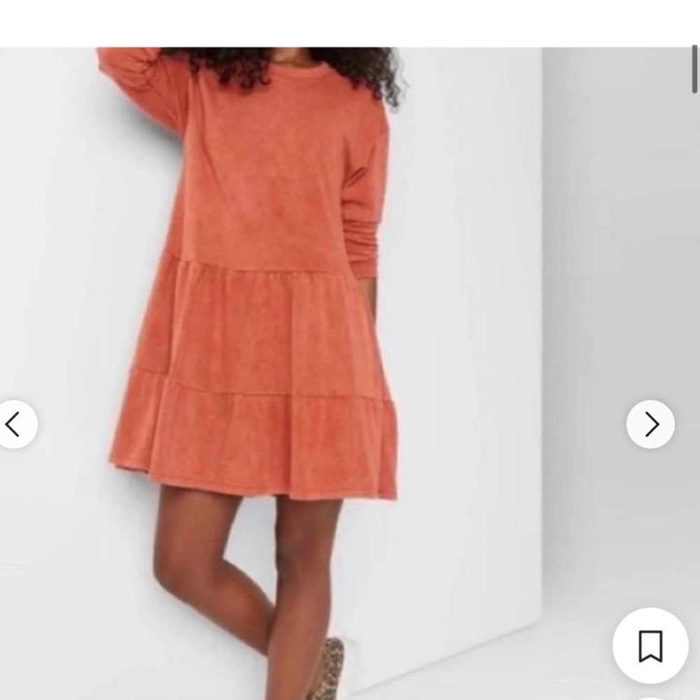 Rust Tunic Dress size S Wild Fable